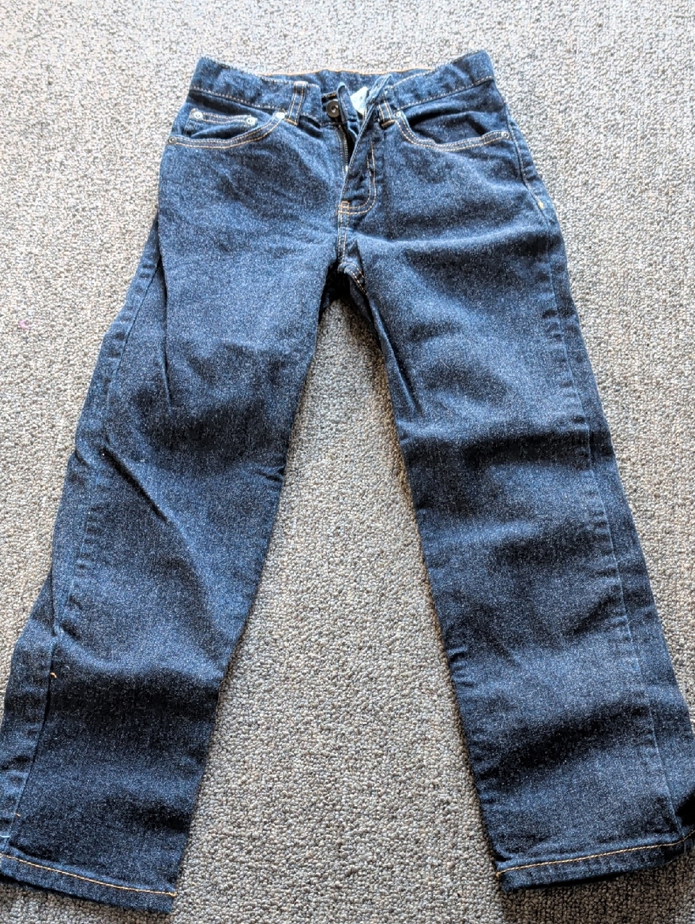 Faded Glory Dark Blue Boys Bootcut Jeans